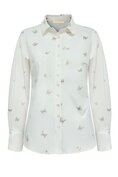 Blouse white gold butterfly print  Triple Nine BLS5927