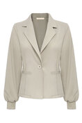 Blazer beige short with 1 button and gold rib on cuff Triple Nine BLZ3907