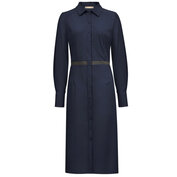 Triple Nine JK51811 Dress navy long all buttons gold