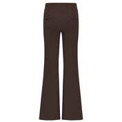 Triple Nine BR2301 broek flared dark brown