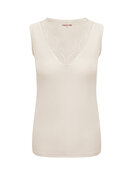 Top Beige ronde hals neck Triple Nine TR9005