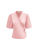 TP6946 Powder Pink Top cross body with nice wafel design