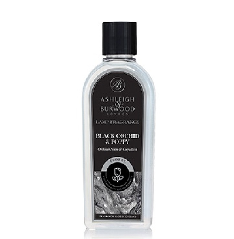 Geurlamp olie Black Poppy & Orchid, 500ml  Ashleigh & Burwood